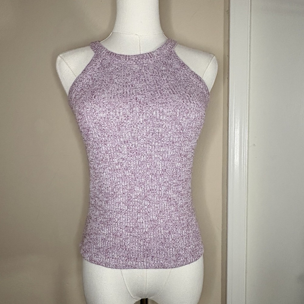 Maeve Anthropologie Womens Sweater Size M Harlan Marled Knit Ribbed Halter Tank